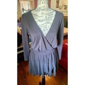 charcoal gray dress romper.